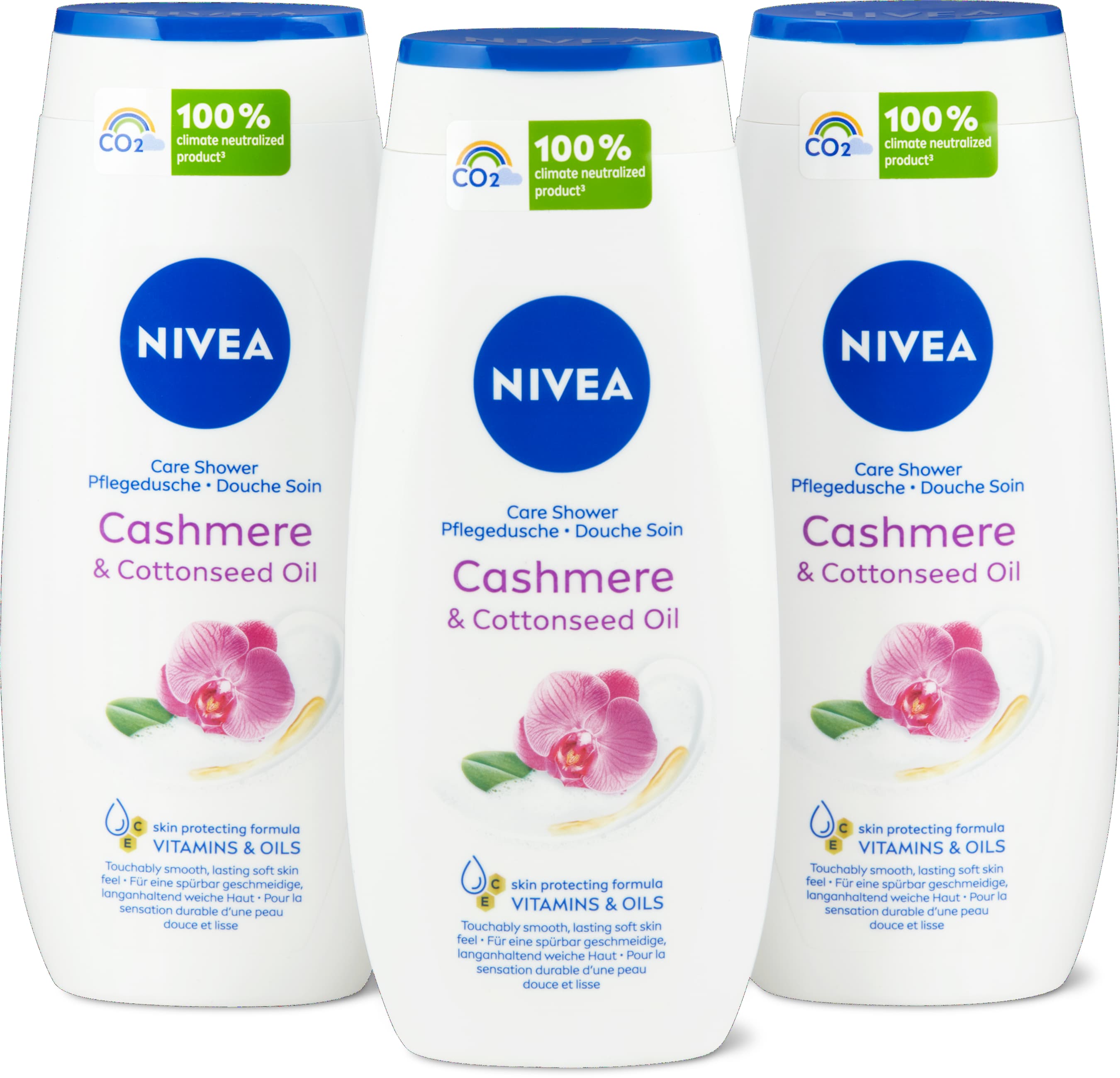 Nivea Dusch-Gel Care & Cashmere 3x250ml